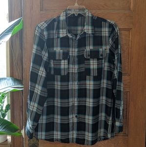 Oakley Plaid Button Down Shirt